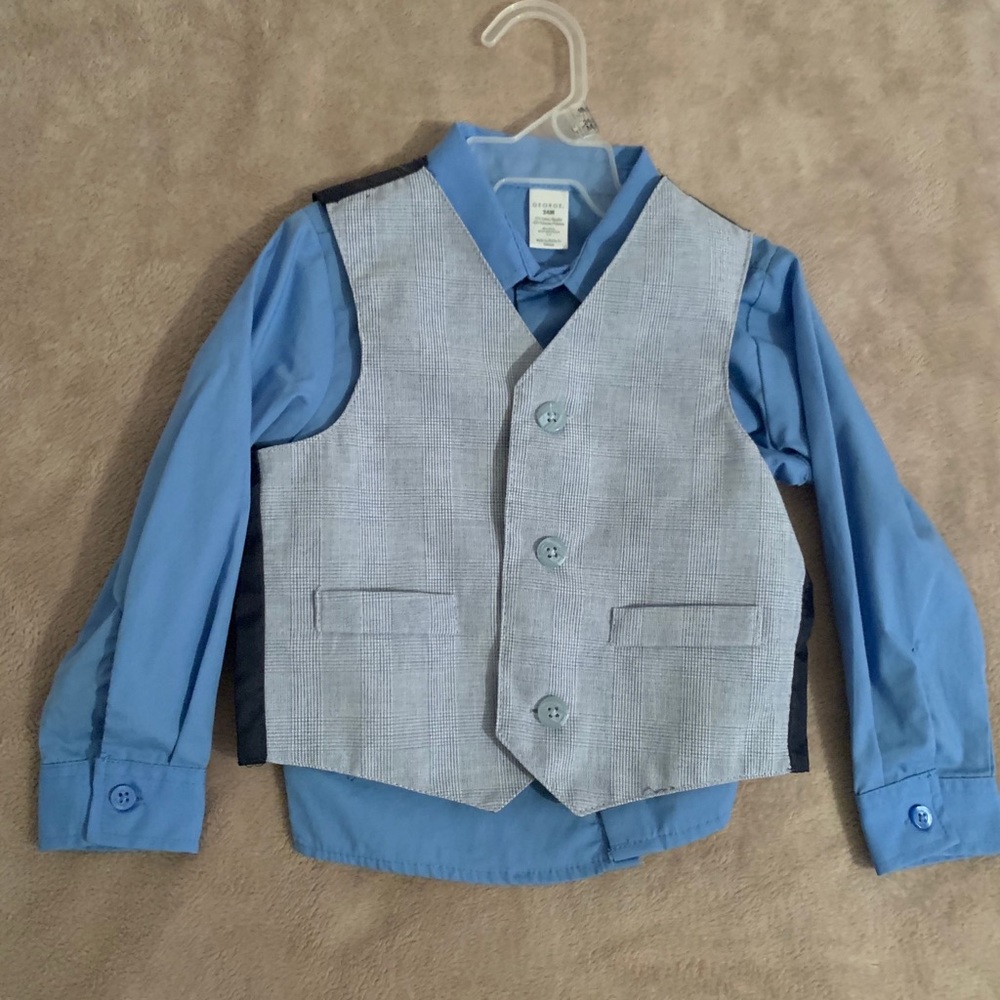 Boy’s Dress Shirt w/ Vest